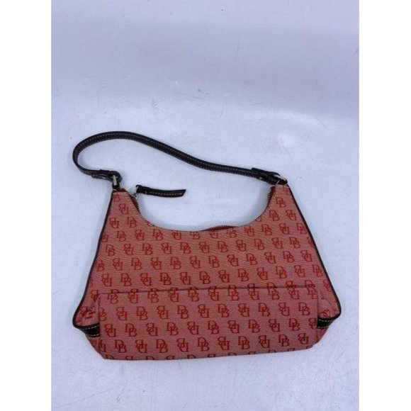 Dooney and Bourke mini purse red fabric hobo bag - Picture 4 of 12